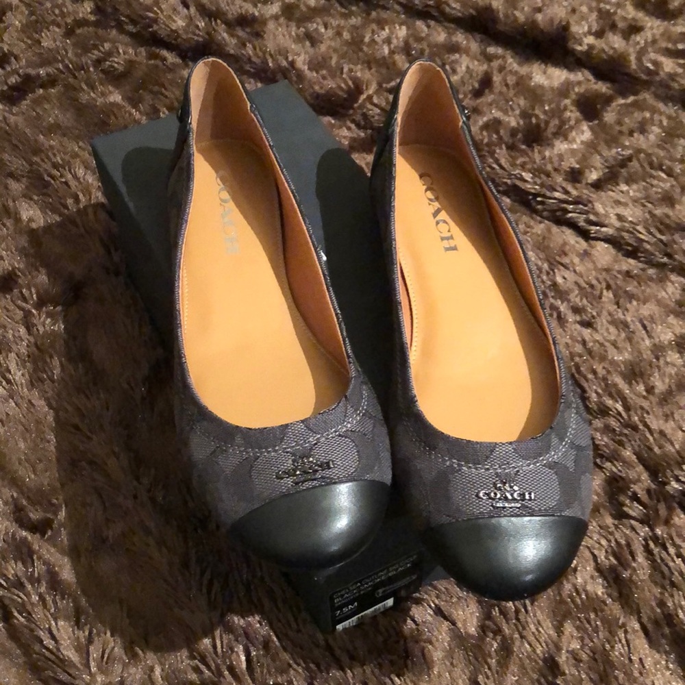 Coach Chelsea Outline Signature Flats